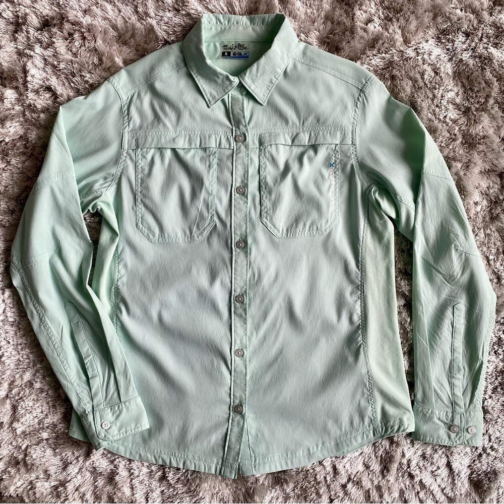 Salt Life UPF 30 Long Sleeve Buttoned Shirt Size Small - Picture 4 of 7
